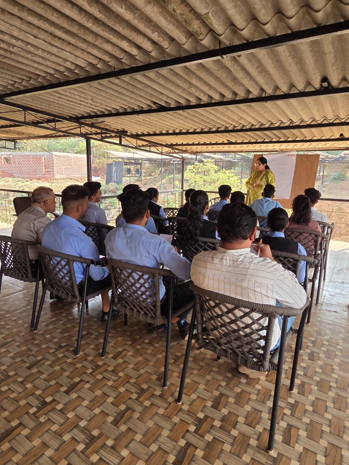 A resort operations team in an on-site HTI training session at their own property