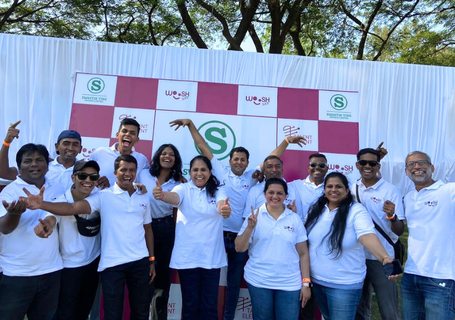 The Woosh Biz by HTI team at an outbound team building programme